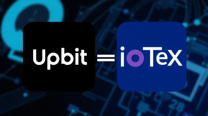 Urgent: Upbit Suspends IOTX Deposits Ahead of IoTeX Hard Fork