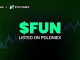 FUNToken Now Listed on Poloniex, Strengthening Global Reach and Utility