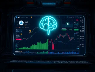 An AI Crypto Tool interface demonstrating both potential gains and inherent risks in crypto trading.