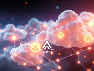 Akash Network (AKT) projected growth, illustrating decentralized cloud computing potential.