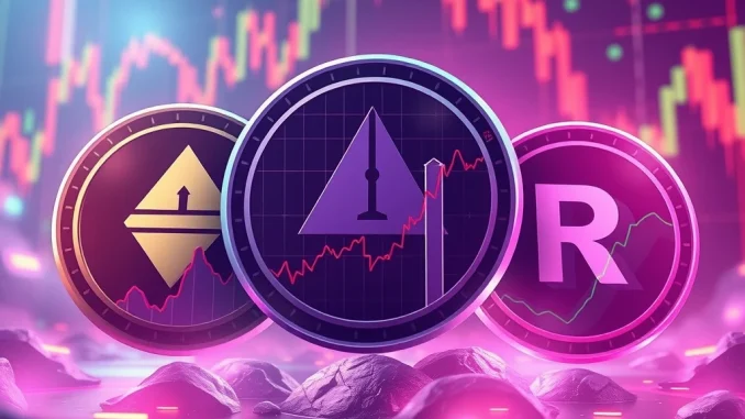 Three altcoins driving 42% gains with high volatility in crypto markets