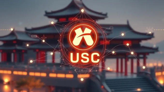 Ant Group's blockchain platform embracing USDC, signaling major stablecoin adoption and fintech innovation.