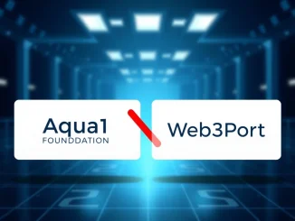 Aqua1 Foundation clearly separating itself from Web3Port, emphasizing independent operations and crypto transparency.
