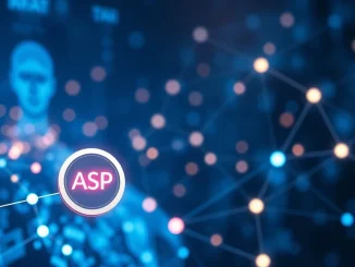 Visualizing Aspecta ASP token's role in powering AI-driven decentralized identity for on-chain price discovery.