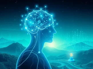 Visualizing the Aspecta TGE, showing the launch of a decentralized AI identity token, symbolizing innovation in crypto.