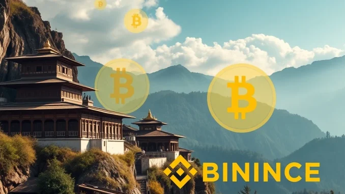 Bhutan's strategic move of depositing Bitcoin to Binance, signifying the nation's growing engagement with digital assets and its Bhutan Bitcoin strategy.