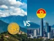Visualizing Bhutan's surprising success in Bitcoin sales strategy compared to Germany's recent sell-off, highlighting different approaches to crypto investment.