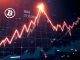 A chart showing a dramatic BIFI token crypto surge, representing extreme market volatility and rapid price appreciation.
