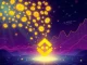 Binance Airdrop of LN tokens, symbolizing a significant boost to DeFi engagement and rewarding users for accumulating Alpha Points.
