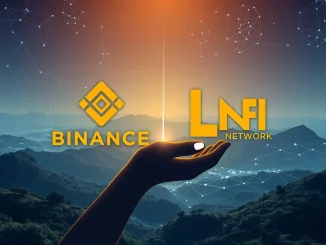 Visualizing Binance Alpha's pivotal integration of Lnfi Network (LN), signifying new opportunities in the crypto space.