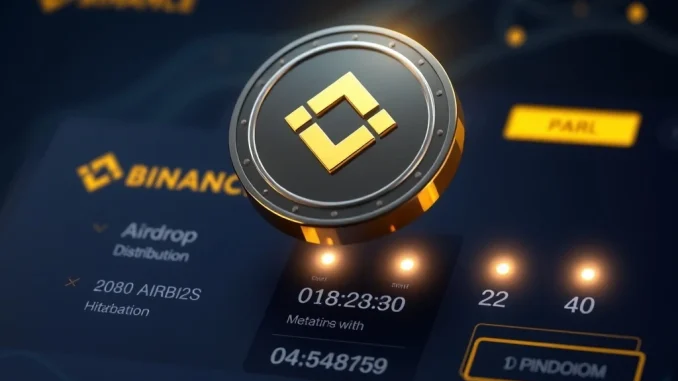 Binance Alpha PlaysOut token airdrop announcement with PLAY logo