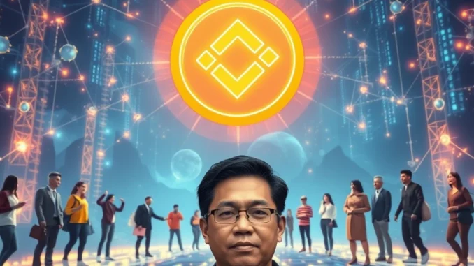 Binance Coin (BNB) reaches $859 all-time high as CZ encourages crypto community to embrace change.