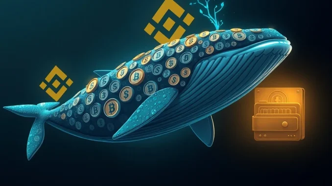 Massive USDC whale transfer from Binance to an unknown wallet
