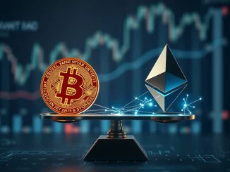 Visualizing Bit Digital's $1 billion strategic shift towards Ethereum, highlighting significant institutional crypto investment.