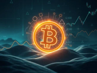A visual representation of AI models predicting a significant Bitcoin AI prediction surge despite a broader crypto market decline.