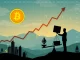 A chart illustrating Bitcoin's remarkable ascent to an all-time high, highlighting the impact of surging institutional demand and ETF inflows on the crypto market.