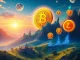 Chart showing Bitcoin's surge and altcoins like LILPEPE, XRP, HBAR, SPX6900 targeting significant gains in today's Bitcoin news.