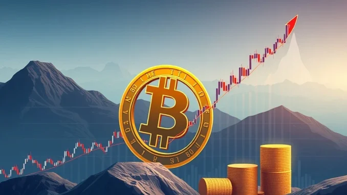 Bitcoin's Resilient Surge: Analysts Dismiss Crash Fears Amidst $1.2 Trillion Institutional Inflows A chart illustrating Bitcoin's robust performance and significant institutional inflows, reinforcing analyst optimism and dismissing Bitcoin crash fears.