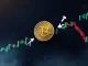 A Bitcoin price chart showing tight consolidation, with lines indicating resistance and support, highlighting the current Bitcoin consolidation phase and anticipation of a breakout.