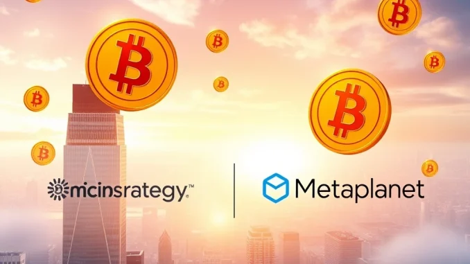 Corporate Bitcoin adoption surge led by MicroStrategy and Metaplanet