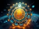 Bitcoin's unstoppable flywheel illustrating institutional adoption and macroeconomic tailwinds propelling it as a global reserve asset.