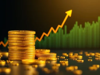 A visual representation of Bitcoin investor confidence with rising charts and accumulated BTC stacks, reflecting Glassnode on-chain analysis.