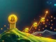 A vibrant chart showing Bitcoin's price surging, illustrating the robust crypto market and the impressive LILPEPE presale growth.