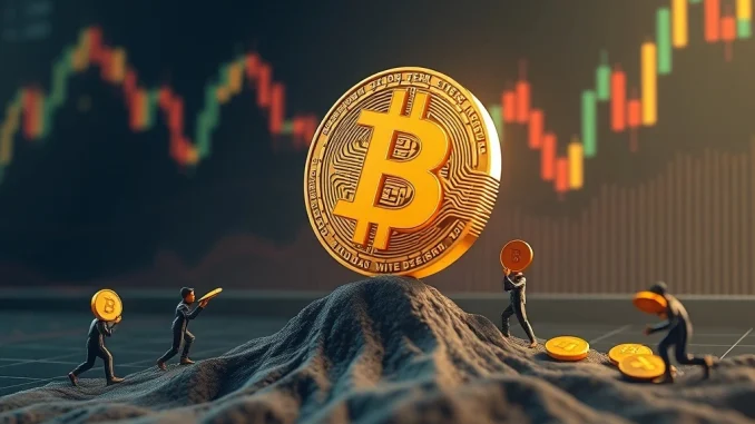 Bitcoin Price Analysis: Crucial Insights as Short-Term Holders Signal a Potential Local Bottom A Bitcoin chart showing a potential BTC local bottom forming, influenced by short-term Bitcoin holders taking profits.