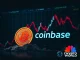 Chart illustrating recent Bitcoin losses and Coinbase stock decline amidst a challenging cryptocurrency market.