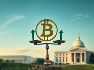 A visual representation of Bitcoin price navigating market consolidation, balancing bullish and bearish pressures.