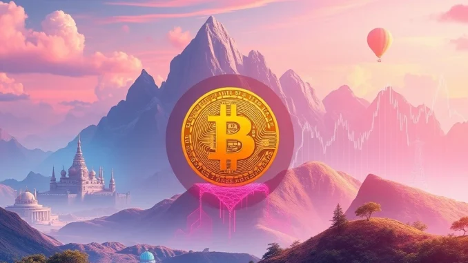 Illustrates Bitcoin's market stability amidst institutional investment, with a focus on its resilience against unverified claims.