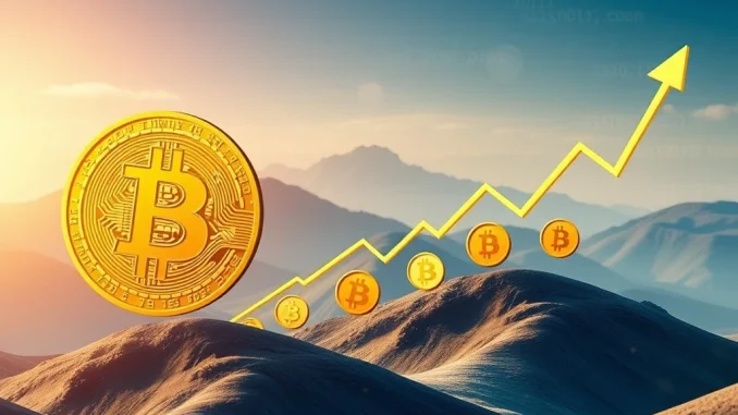 Visualizing Bitcoin News Today's market dynamics with stable Bitcoin and surging altcoins amidst regulatory shifts and ROI potential.