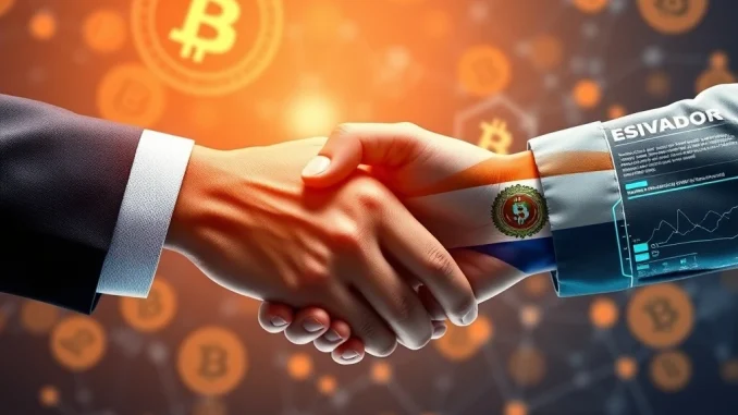 Bitcoin news: Bolivia and El Salvador shaking hands over a digital blockchain network