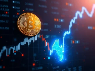 Visualizing the Bitcoin price dip, showing strategic bid liquidity absorption at key support levels. Highlights market resilience.