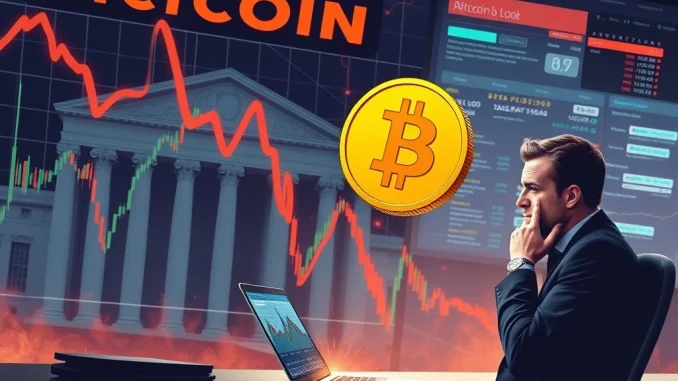 Bitcoin price volatility amid Fed tightening fears and market uncertainty