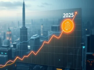 A visual representation of the Bitcoin price forecast for 2025, highlighting potential BTC targets in August.