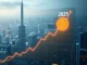 A visual representation of the Bitcoin price forecast for 2025, highlighting potential BTC targets in August.