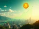 Graph showing Bitcoin price soaring past the $120,000 mark, symbolizing digital asset growth and a significant crypto market surge.