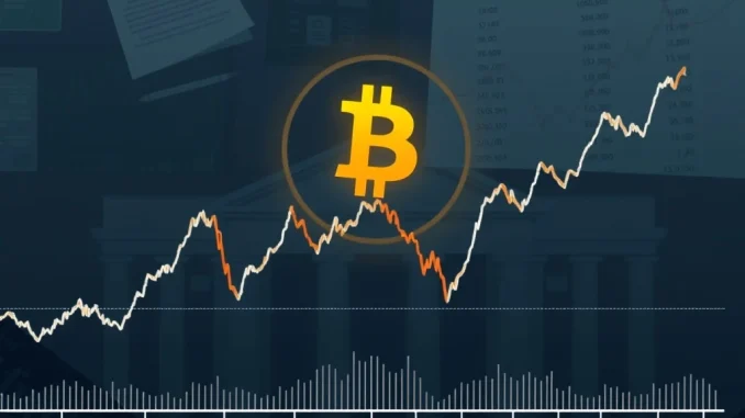 Bitcoin price fluctuations in a late-cycle market environment