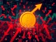 A Bitcoin chart showing a strong Bitcoin rebound after a significant sell-off, illustrating market resilience amidst volatility.