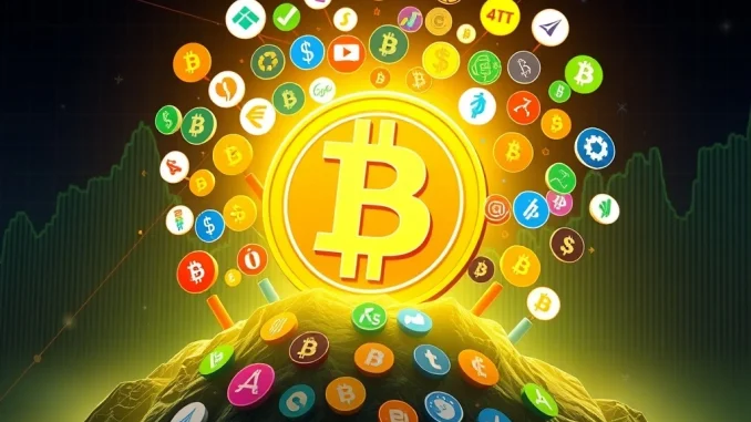 Bitcoin Stability Unleashes Massive Altcoin Surge as Crypto Market Nears $4 Trillion An upward-trending crypto market with Bitcoin's stability acting as a solid base, fueling the growth of various altcoins.