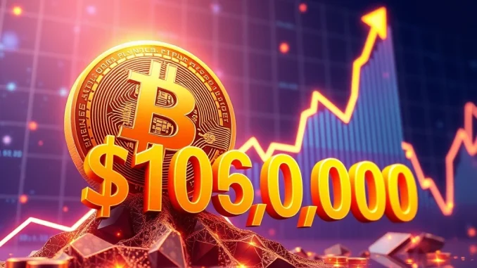 Bitcoin price surges above $109,000 in a bullish cryptocurrency market.