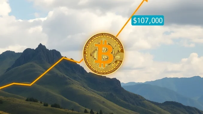 Bitcoin Price Soars: BTC Trading Breaks Above $107,000 Milestone