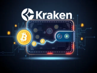 Visualizing a significant Bitcoin whale transfer from Kraken, highlighting the mystery of the unknown wallet destination.