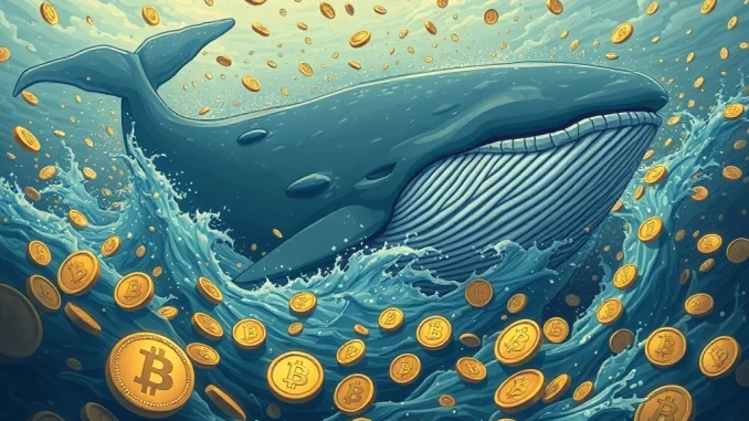 Bitcoin whales accumulating BTC as retail investors sell off in a volatile market.