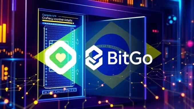 BitGo Brazil launch, symbolizing secure crypto custody for institutional digital assets in Latin America.