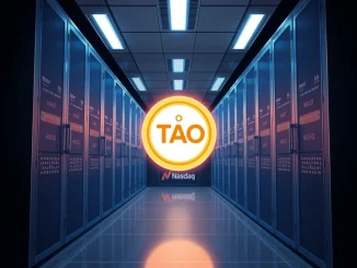 A visual representation of TAO Synergies' strategic Bittensor TAO investment, symbolizing institutional adoption in AI crypto.