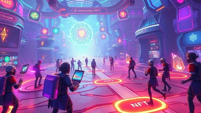 Blockchain Gaming Surges with 421% Growth: The Shift to Sustainable Models Blockchain gaming growth with digital assets and player interaction