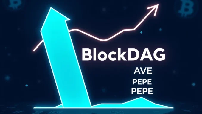 BlockDAG presale surges as AAVE and PEPE face declines in the crypto market