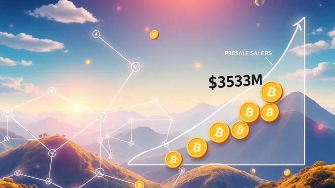 An illustrative graphic showcasing BlockDAG's innovative referral and daily reward system driving immense success for the BlockDAG presale.